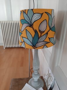 abat-jour-cone-fleurs