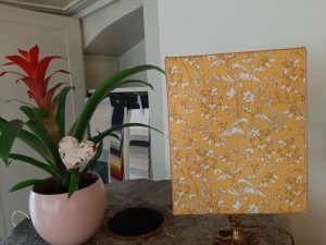 abat-jour-rectangle-fleurs-perles