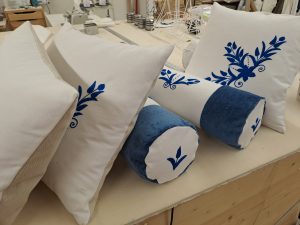 coussins et polochons sur-mesure